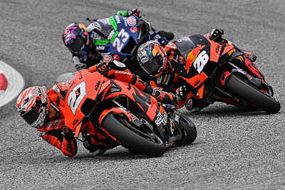 Platz 15: Iker Lecuona (27) vor Dani Pedrosa (26) und Bastianini (23)
