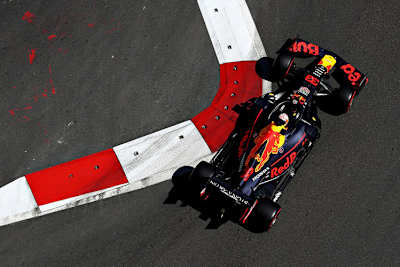 Max Verstappen in Baku