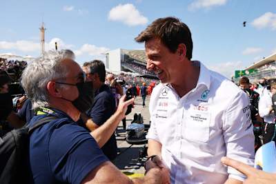 Toto Wolff mit dem Schauspieler Ben Stiller