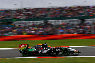 Force India-Pilot Nico Hülkenberg: «Wir hatten einen wirklich schwierigen Freitag, da hat wegen des starken Windes nicht viel funktioniert, deshalb fehlen uns auch die Referenzdaten»