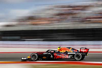 Sergio Pérez stellte im zweiten Training in Austin die Bestzeit auf