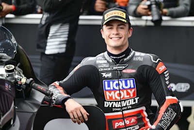 Manuel Gonzalez wird am Montag mit einem MotoGP-Bike fahren