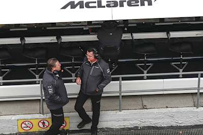 Zak Brown und Eric Boullier