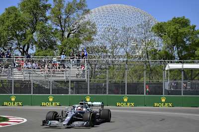 Lewis Hamilton in Montreal