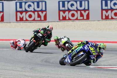 Valentino Rossi ärgerte sich nach dem Rennen nicht über die Strafe, sondern über Johann Zarco