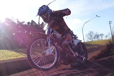 Max Dilger beim Roll-out in Neuenknick