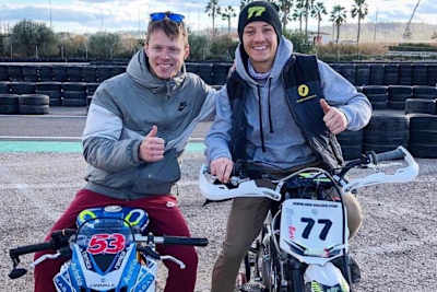 Tito Rabat und Dominique Aegerter