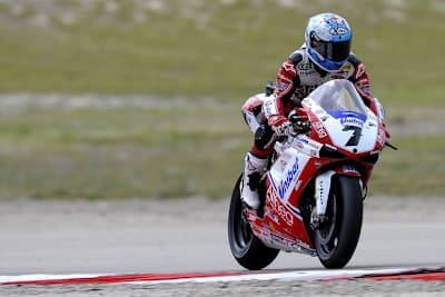 Carlos Checa hat die Strecke in Miller im Griff