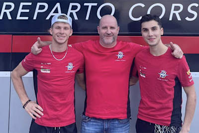 Niki Tuuli, Teamchef Andrea Quadranti und Bahattin Sofuoglu (v.l.)