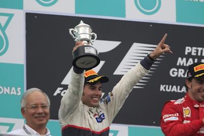 Pérez stürmte in Sepang estmals auf das Podest.