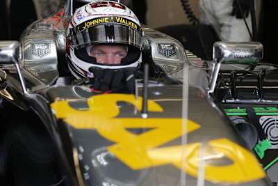 Kevin Magnussen im McLaren mit SAP-Werbung