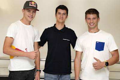 2022 ein Team: Filip Salac, Luca Gresini und Alessandro Zaccone 