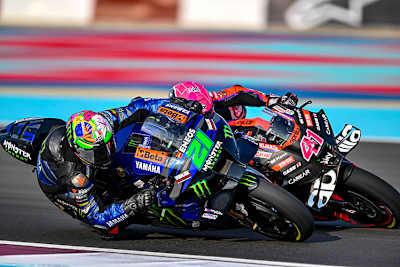 Der Stein des Anstosses: Das Manöver zwischen Morbidelli und Aleix Espargaró am Samstag