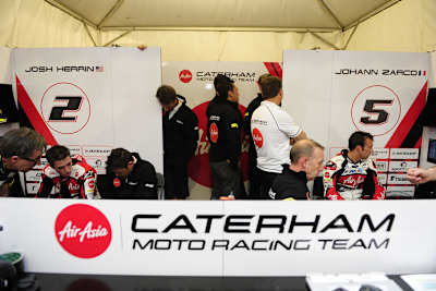 Das Caterham-Moto2-Team