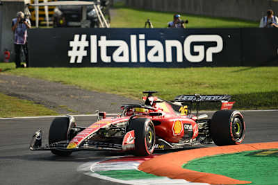 Charles Leclerc im Ferrari
