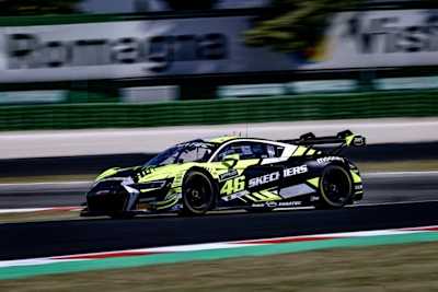 Der Audi R8 LMS GT3 evo II vom belgischen Team WRT