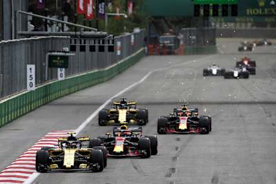 Renault machte in Baku einen guten Eindruck