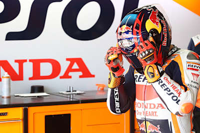 Nicht nur Stefan Bradl ließ den Kopf hängen