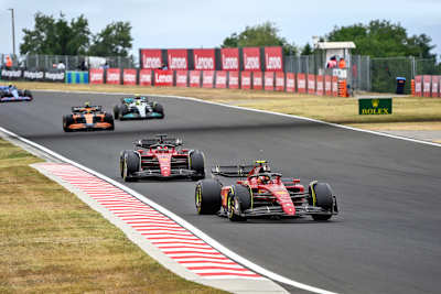 Auf den Medium-Reifen war Carlos Sainz noch flott unterwegs