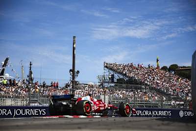 Charles Leclerc, wurde bei seinem Heimspiel in Monaco Zweiter
