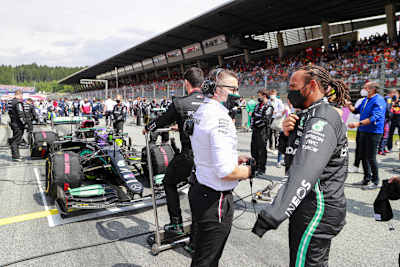 Lewis Hamilton vor dem Grossen Preis von Österreich