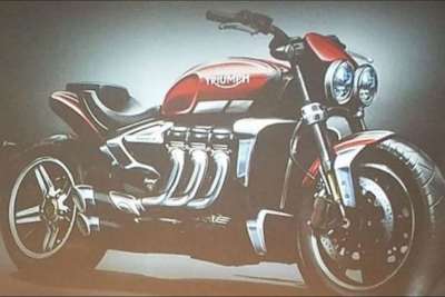 Triumph Rocket III: Neues Modell in Arbeit mit 2,5 Litern Hubraum auf drei stehende Zylinder verteilt