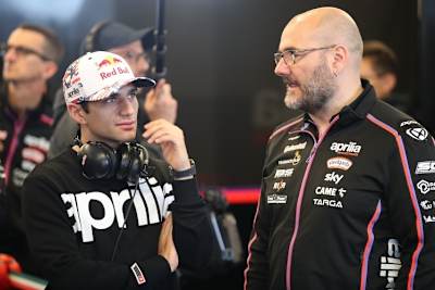 Jorge Martin mit Fabiano Sterlacchini in Austin