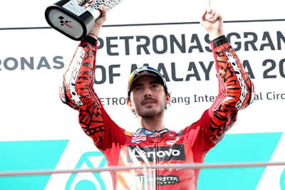 Pecco Bagnaia siegte im Grand Prix in Sepang, der WM-Showdown folgte dann in Barcelona