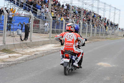 Der Motor von Andrea Dovizioso verrauchte in Termas de Rio Hondo
