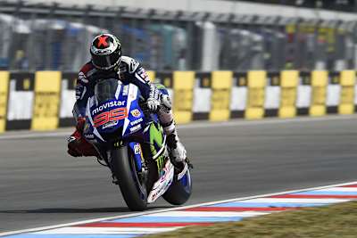 Jorge Lorenzo auf der Yamaha M1 in Brünn