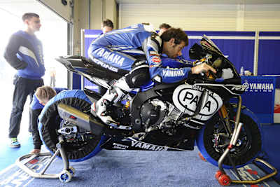 Sylvain Guintoli erhofft sich viel von der neuen Yamaha R1