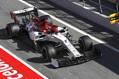 Kimi im Alfa Romeo-Sauber