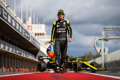 Fernando Alonso auf dem Circuit de Barcelona-Catalunya