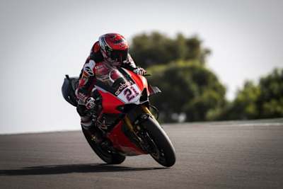 Michael Rinaldi probierte in Portimao nicht den SCQ-Reifen aus