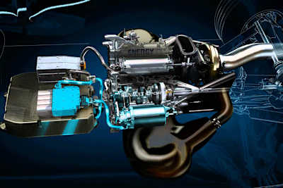 Die Antriebseinheit von Red Bull Racing