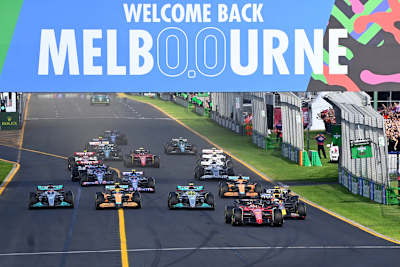 Start zum Grossen Preis von Australien