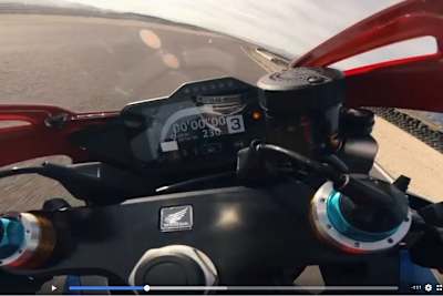 Honda CBR1000RR-R Fireblade SP im Einsatz auf der Rennstrecke
