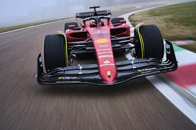 Der neue Ferrari F1-75 in Fiorano