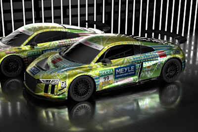 So sehen die Audi R8 LMS GT4 von T3 Motorsport in der ADAC GT4 Germany aus