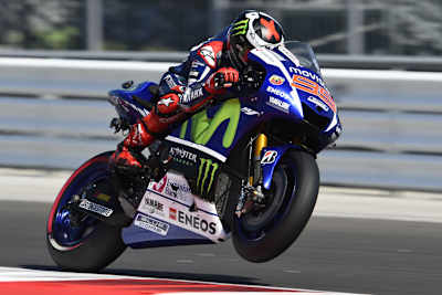Jorge Lorenzo pushte ans Limit