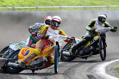 Renat Gafurov (vorne) startet für Landshut