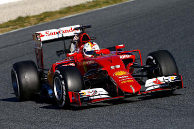 Der Ferrari von Sebastian Vettel mit TV-Kamera: Was zeigen diese Bilder?