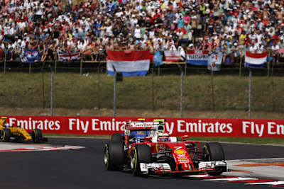 Kimi Räikkönen begeisterte in Ungarn die Fans