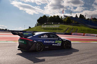 Die DTM Electric drehte in Spielberg Demorunden