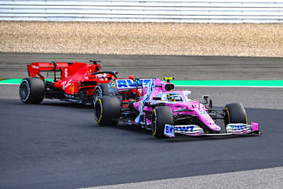 Nico Hülkenberg vor Sebastian Vettel