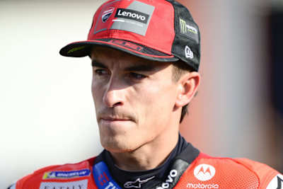 Marc Marquez ist in Japan sichtlich angespannt