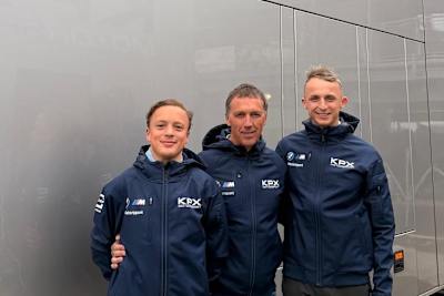 Jop Rappange, Teamchef Peter Kox und David Pittard