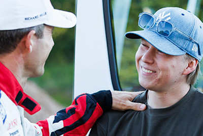 Sebastien Ogier und Kalle Rovanperä: auf dem Nürburgring im GT3-Auto?