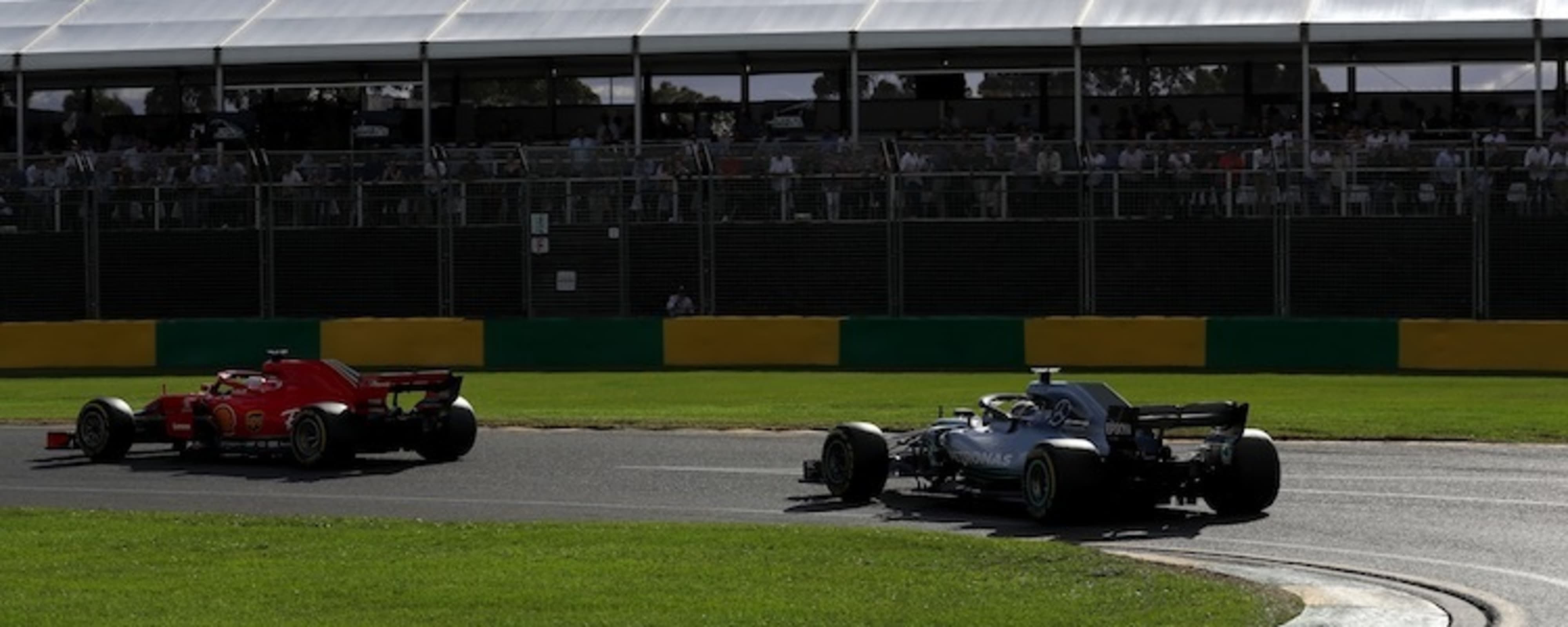 Lewis Hamilton musste sich mit dem zweiten Platz hinter Sebastian Vettel begnügen
