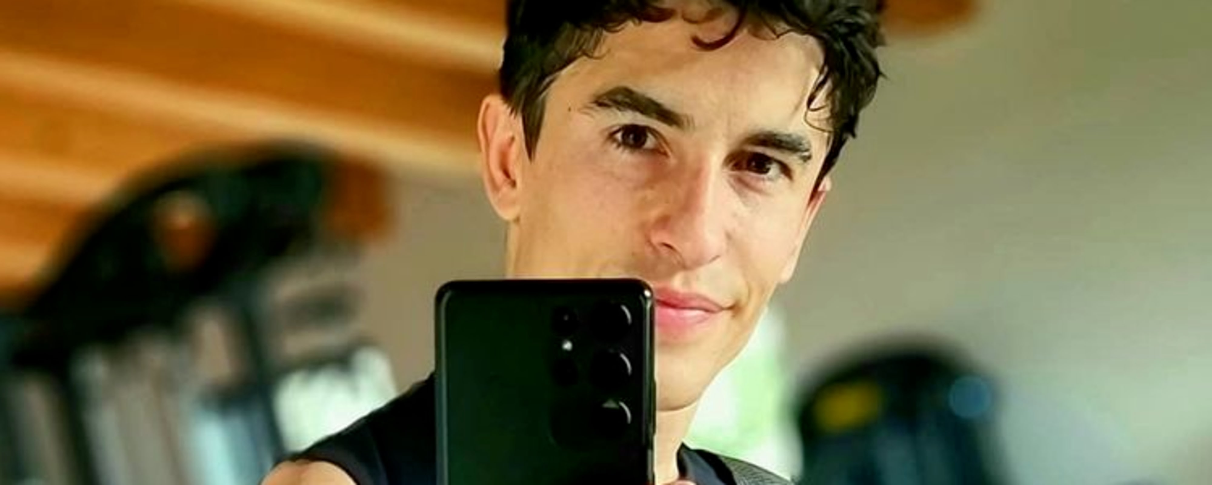 Marc Márquez in seinem Fitnessraum in Cervera